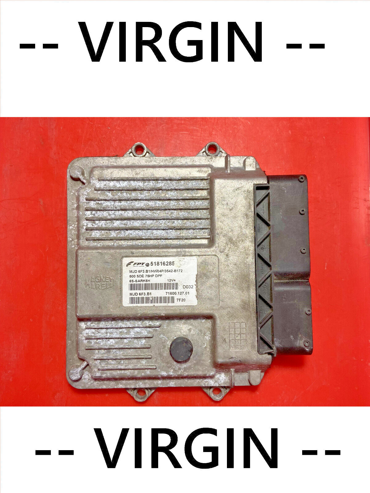 Calculateur moteur Plug&Play/VIRGIN ECU FIAT 500 1.3 MJ 51816285- MJD 6F3.B1 ..