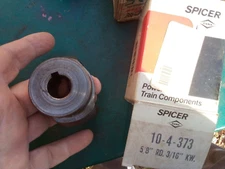 New OEM PTO Shaft Yoke 5/8" Round 3/16" Keyway for Dana Spicer 10-4-373X