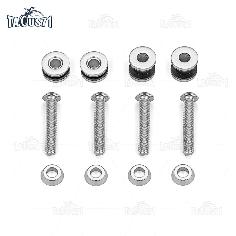 For Harley 13-17 Softail Breakout Detachable Sissy Bar Docking Hardware Kits Foto 2 de 4