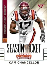 Kam Chancellor 60 2015 Contenders Draft Picks Virginia Tech Hokies