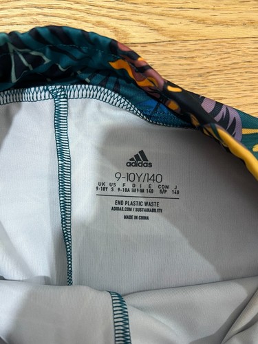 adidas AEROREADY X Disney Lion King Tights Girl's Size S Multi-Color NWT #HA6579 - Picture 5 of 6