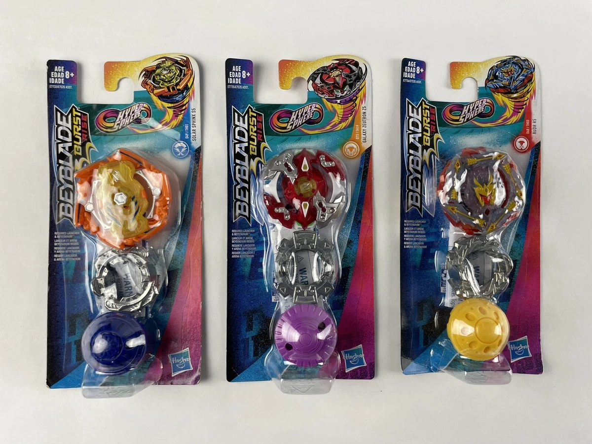NEW 2019 BEYBLADE BURST RISE LOT OF3 Solar Sphinx S5 Galaxy