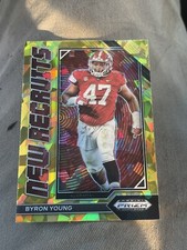 2023 Prizm Draft Picks Gold Ice Prizm New Recruits Byron Young ROOKIE