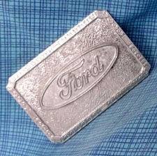 Ford Emblem Dress Belt Buckle Left Handed Hook Fast Vintage 50s 60s      .SHY943