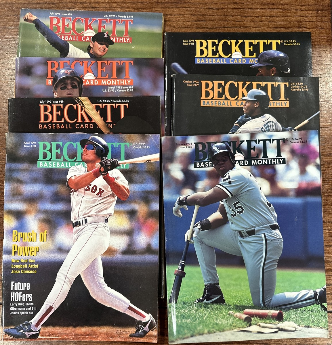 Beckett Baseball 76 84 88 106 111 121 139 1991-1994 Lot | eBay