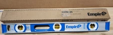 (Qty 2) Empire 500M.24 24 inch Aluminum Magnetic I-Beam Levels
