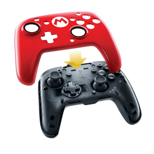 PDP *OFFICIAL* Faceoff Deluxe Wired Pro Controller *MARIO M EDITION* (Switch) - Picture 5 of 10