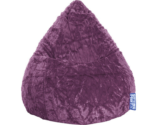 Sitzkissen Sitting Point Sitzsack Beanbag Fluffy L aubergine 70x90 cm - Bild 1 von 3