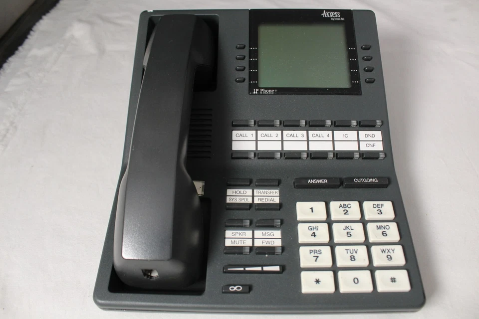 Axxess Inter-tel IP 770.4600 Key Office Telephone Set (Black) - Image 2 of 4