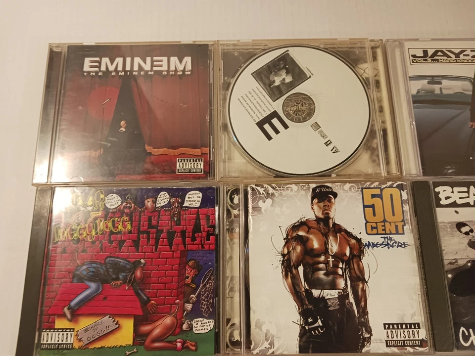 8 Vintage Cd Lot Rap And Hip Hop  Eminem, 50,Jay, Ect   Foto 3 de 4