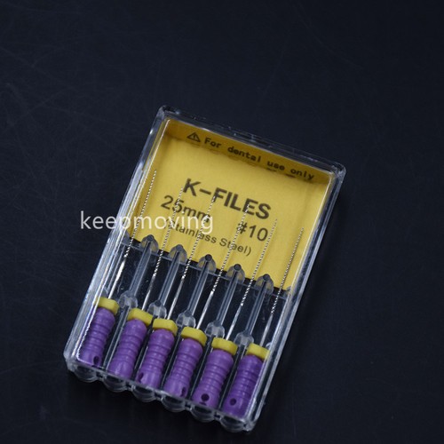1 Pack Dental K-File Stainless Steel Endodontic Instruments Hand Use 21/25/31mm - 第 33/81 張圖片