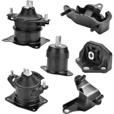6pcs Engine Mount Kit for 2003-2007 Honda Accord V6 3.0L Automatic Transmission
