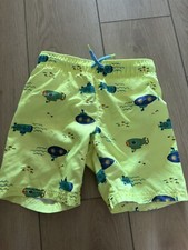 Old Navy Boys Swimsuit Swim Shorts Trunks 5T Toddler submarines bright yellow