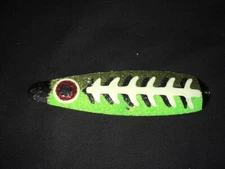High Percentage Salmon Trolling Spoon With Hyper Vis Tape Not Paint 4 3/4”