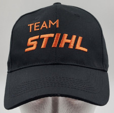 Team Stihl Adjustable Snapback Black Stihl Outfitters Baseball Hat Cap New