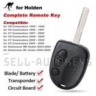 <!--F#f_0-->Suits for Holden Commodore VS VR VT VX VY VZ Complete Remote Control Key Fob<!--F/-->