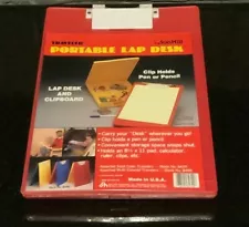 1986 Lap Desk & Clipboard 9” x 11 1/2” Portable Traveler By Sun Hill New Sealed