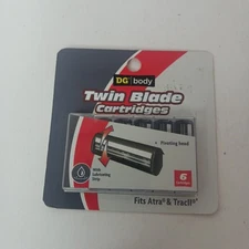 DG Body Twin Blade Cartridges (6) Fits Atra & Tracll Razors NIP