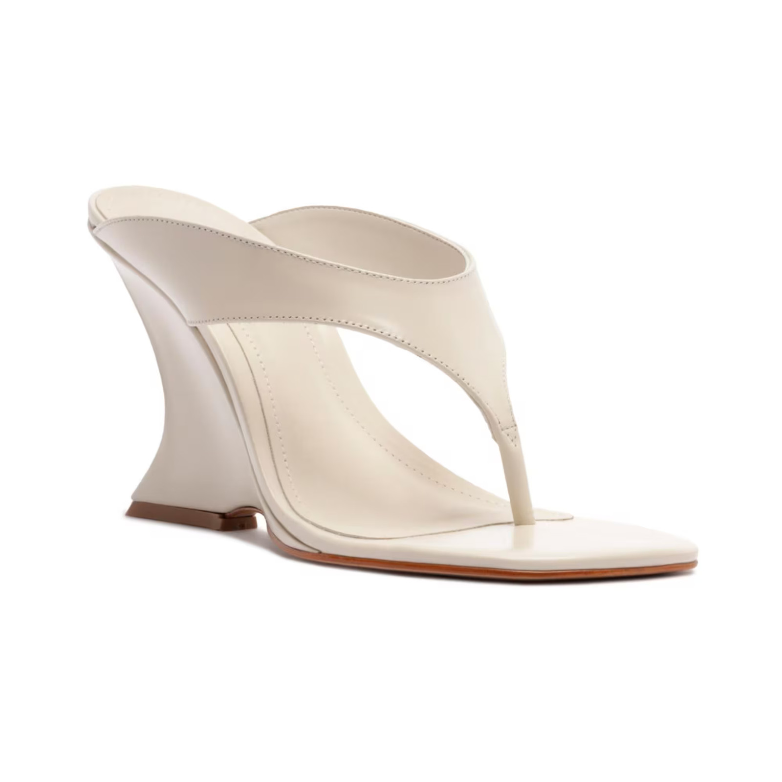 Women's Schutz Maya Slip-On Wedge Sandals Sugar White