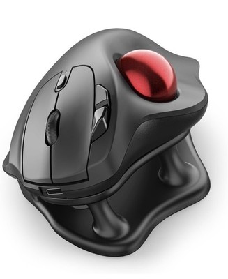 Nulea M511 Wireless Trackball Mouse, Rechargeable Ergonomic Thumb-Control Mouse