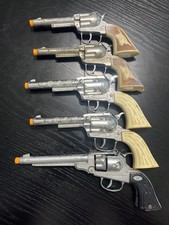 Antique Toy Gun Collection With Rare Breakaway Toy Gun Lot Of 5 Five Vintage
