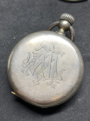 Antique Le Roy & Fils Cylindre Silver Pocket Watch