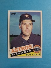 Bob Lillis 1985 Topps Baseball Card # 186 J8952