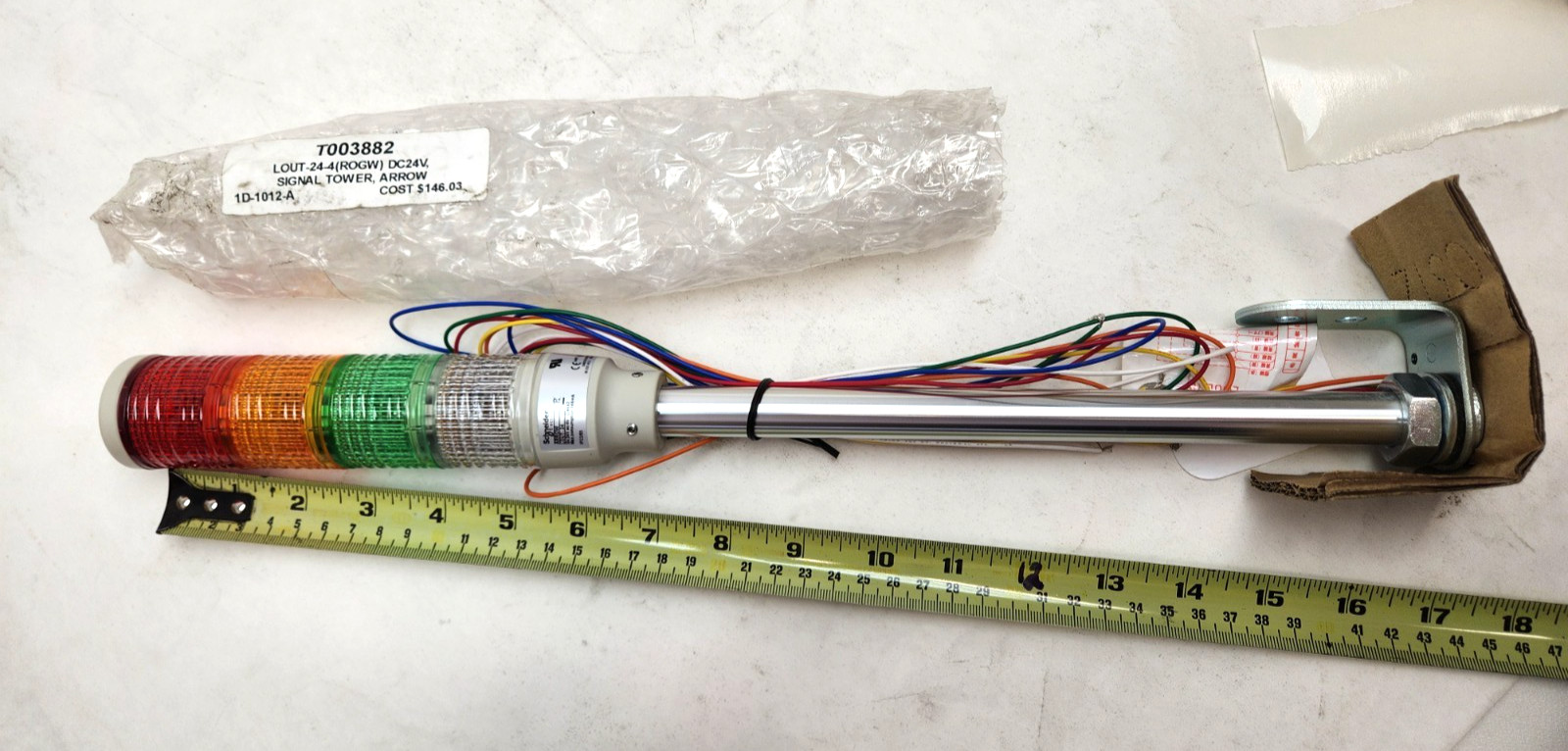 Schneider Electric Arrow LOUT-24 Stack Tower Light 24VAC/DC Red Orang Green Whit