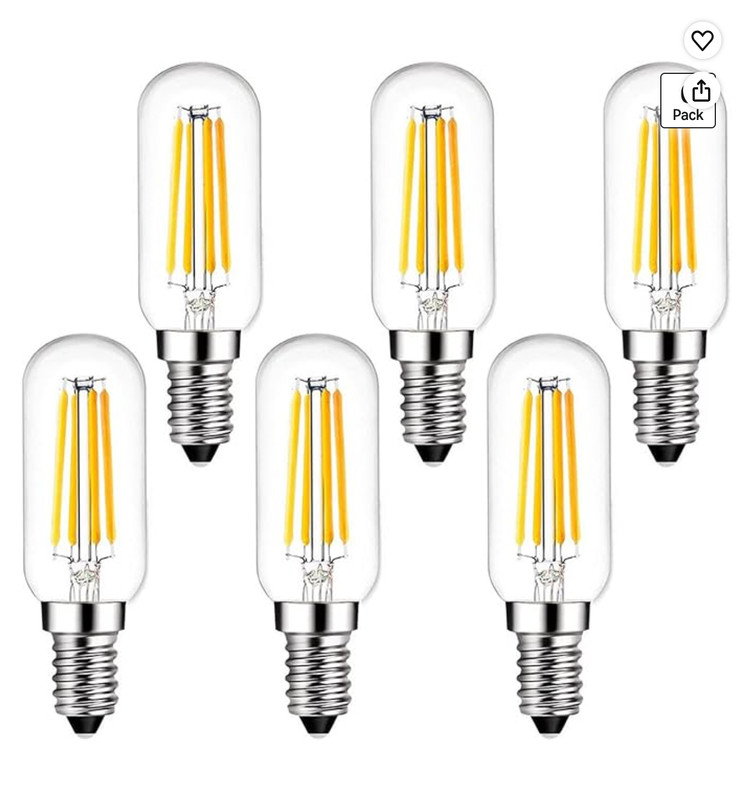 E14 LED Bulb Dimmable European Base 40 Watt Equivalent 400LM Soft White 3000K