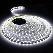 5M Super Bright Cool White LED Strip Light 5050 300LEDs Flexible Lamps DC 12V