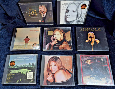 Barbra Streisand 10 CDs Broadway Central Park Live Forum People Concert C. Dion