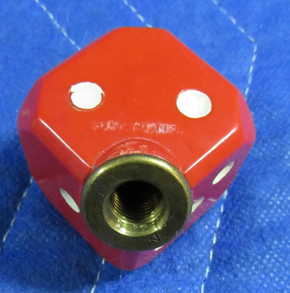 ОРИГИНАЛЬНЫЙ НОВЫЙ ИЗ СТАРЫХ ЗАПАСОВ HARLEY КРАСНЫЕ КУБИКИ ПЕРЕКЛЮЧАТЕЛЬ ПЕРЕКЛЮЧАТЕЛЬ ПЕРЕКЛЮЧАТЕЛЬ ПОВОРОТНЫЙ КУЛАК ПАНОРАМНАЯ ГОЛОВКА ПЛОСКАЯ ГОЛОВКА 45 VL - Изображение 3 из 4