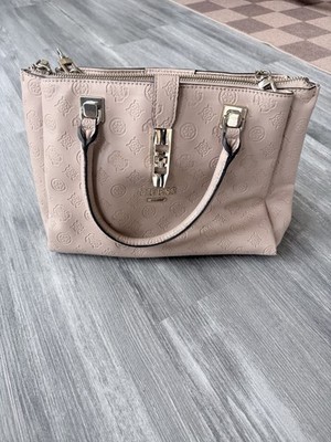 GUESS Peony Classic Taupe Girlfriend Satchel Shoulder Bag SG739807 Handbag