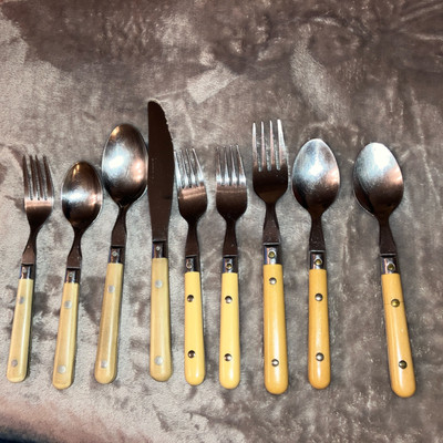 Washington Forge MARDIGRAS Flatware Ivory Stainless 10PCs Flatware See Desc Misc