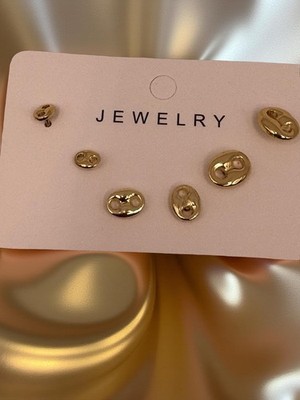 Aretes Argollas bañadas en oro 18 k