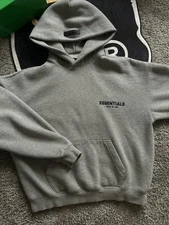 Essentials Hoodie Light Oatmeal Size Medium Lightly Worn