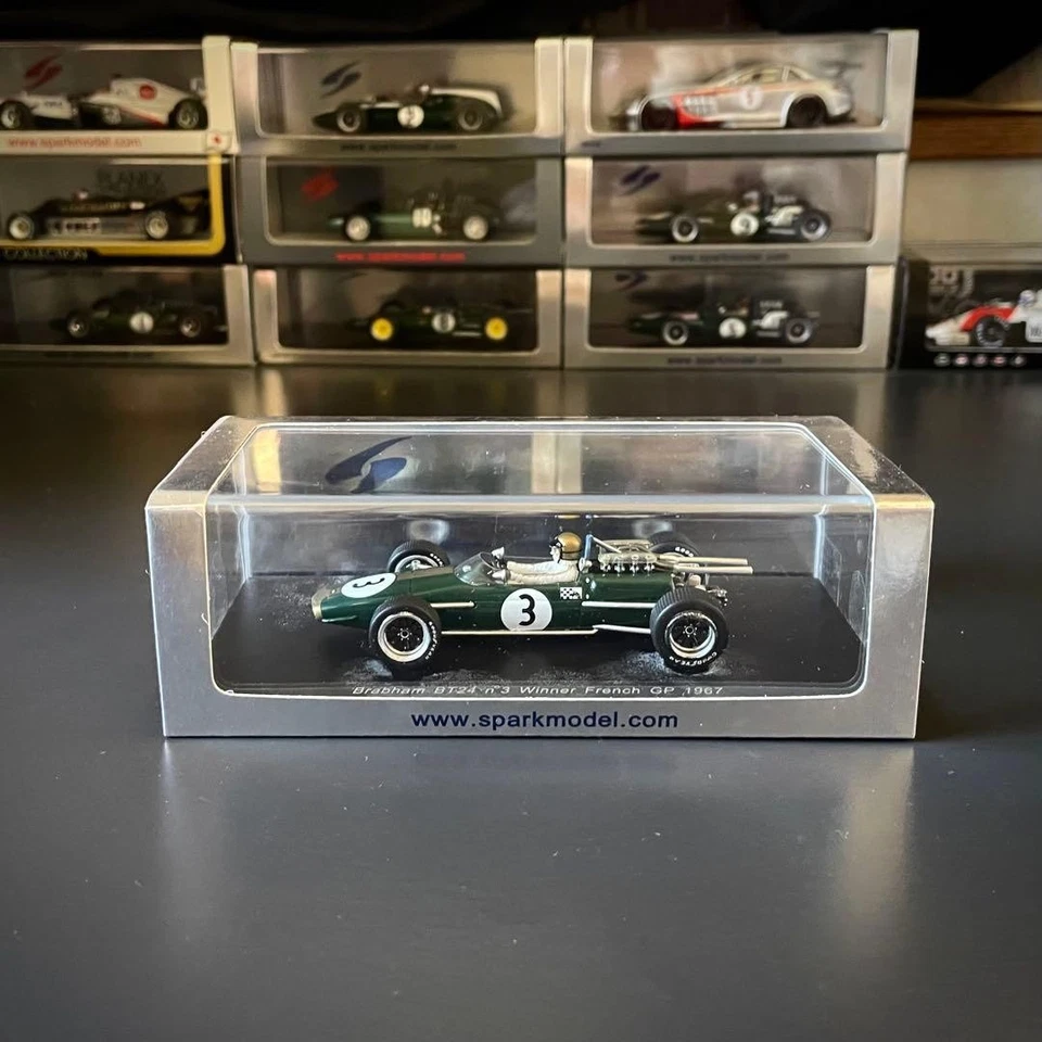 Minimax Spark 1/43 Brabham BT24 #3 1967 Le Mans GP Winner Jack Brabham - Bild 2 von 4