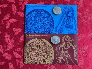 Awakened Fate Ultimatum Limited Edition Angelic & Devilish Card Sets 2 Coins