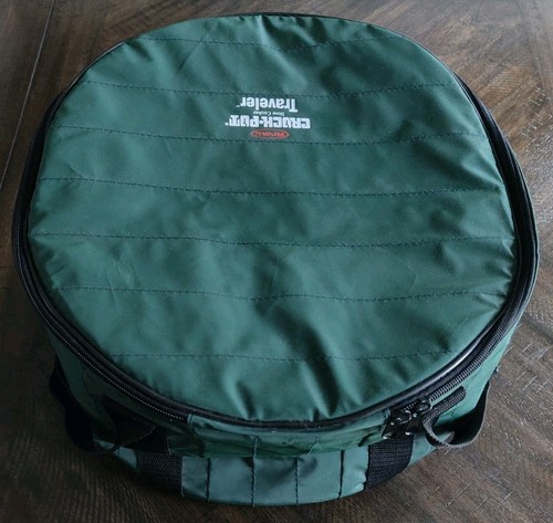Estuche de transporte de viaje aislado para olla de cocción lenta Rival Crock Pot verde redondo 14 X 10 - Imagen 5 de 9
