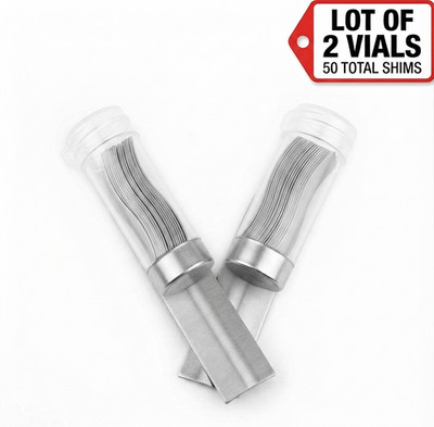 Lab Security LSM025 .0015 Stainless Steel Locksmith Shim Stock 2 Pack