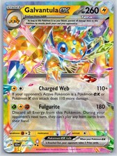 Galvantula ex 51/142 Double Rare Stellar Crown Pokemon Holo Near Mint