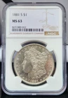 1881 S $1 Morgan Silver One Dollar MS63 San Francisco 🔥