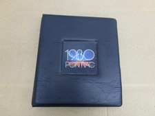 1980 Pontiac Fleet Dealer Album Manual Firebird Grand Prix Bonneville 1980 Pontiac Fleet Dealer Album Manual Firebird Grand Prix Bonneville