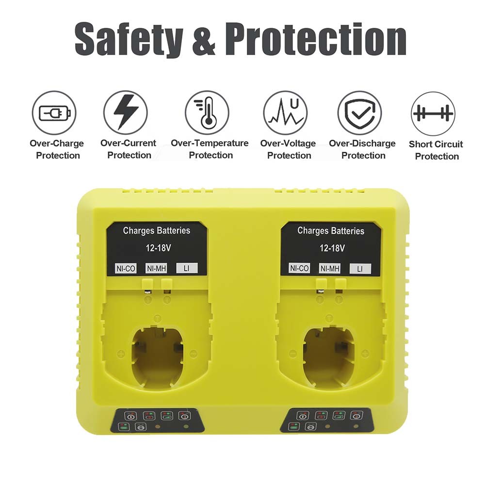 1-PACK P108 Fast Charger For RYOBI 18V One Plus High Capacity Li-ion Battery NEW