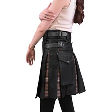 Hybrid Utility Kilts for Women Scottish National Weathered Highland Kilts