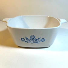 Vintage Corning Ware Blue Cornflower P-43-B Small Casserole Dish - 2 3/4 Cup
