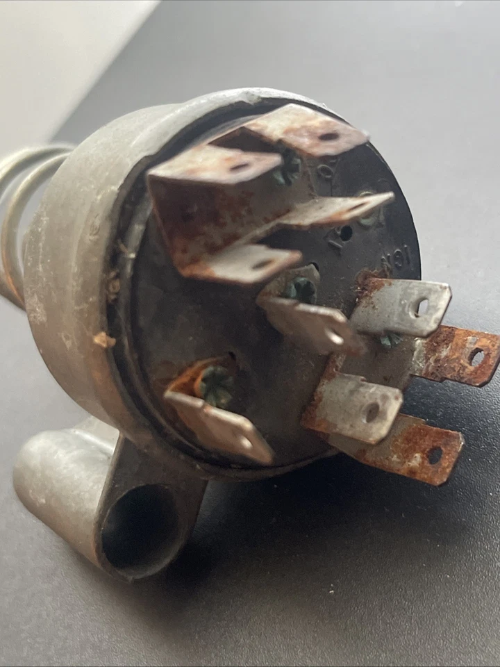 Interruptor de arranque de encendido y bisel Willys Jeep Jeepster Commando AMC 62-75 sin llave Foto 4 de 4