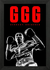 Boxing Gennady Golovkin Framed Wall Art Poster Canvas Print Picture