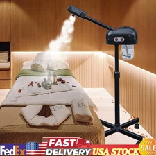 Black Pro 2 in 1 Facial Steamer Ozone Beauty Salon Spa Salon Equipment Skin Care