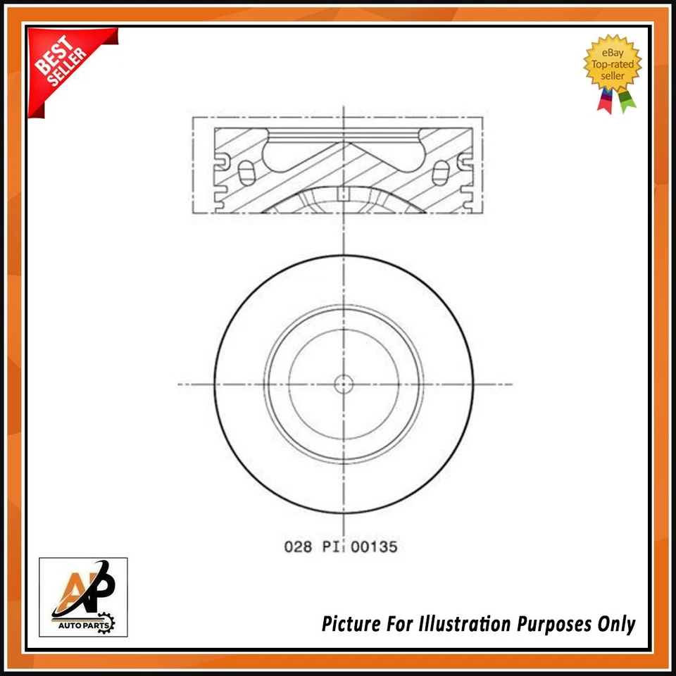 PISTON FOR AUDI & VW 3.0 TDI CTBA CTBC DIESEL ENGINE - NEW - Image 4 of 4